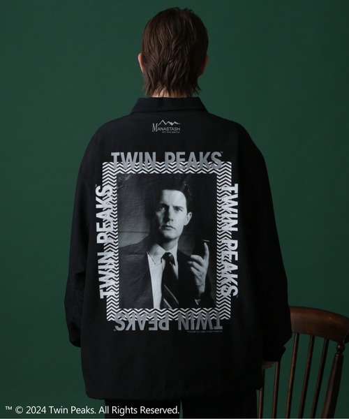 MANASTASH（マナスタッシュ）の「MANASTASH/マナスタッシュ TWIN PEAKS COACHES JACKET ツイン・ピークス コーチジャケット（その他アウター・メンズ・ブラック/モスグリーン/ネイビー・L/M/XL/S）」の6枚目の写真