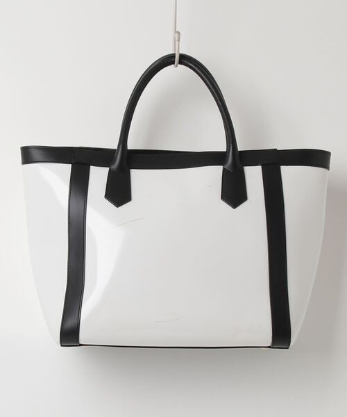 バーニーズニューヨーク×メルセデスベンツ トートバッグ 本革 黒 A4可