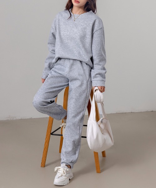 セットアップ/ワンマイルOK】長袖ノームコアドロップショルダー