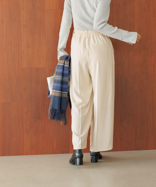 BAYFLOW(ベイフロー)の「ラップワイドパンツ(その他パンツ・レディース・ブラック/アイボリー/ベージュ・SMALL/MEDIUM)」の9枚目の写真