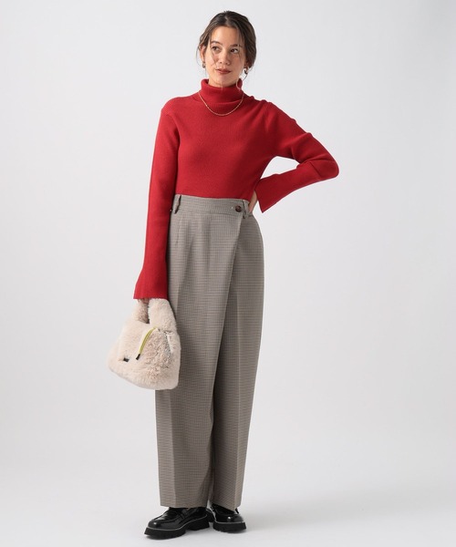 BAYFLOW(ベイフロー)の「ラップワイドパンツ(その他パンツ・レディース・ブラック/アイボリー/ベージュ・SMALL/MEDIUM)」の18枚目の写真