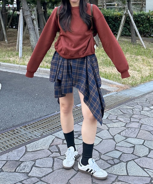 apres jour mignon(アプレジュールミニョン)の「【apresjour mignon 】ユニセックスリバーシブルスウェット【ZOZOTOWN限定アイテム】(スウェット・レディース・オートミール/ボルドー/ネイビー・X-LARGE/フリー)」の9枚目の写真