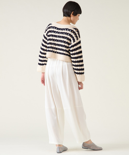 セール】ケーブルアイレットプルオーバー（ニット/セーター  