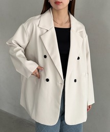 MYMOOD.（マイムード）の「オーバーシルエット テーラードダブルジャケット（テーラードジャケット）」