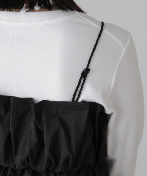 FREE'S MART（フリーズマート）の「シャイニーキャミソールビスチェ（シャツ/ブラウス・レディース・ブラック/ホワイト/ピンク・FREE）」の11枚目の写真