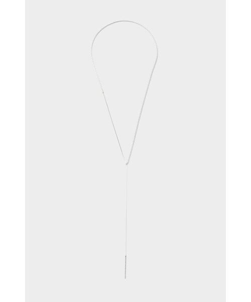 SASKIA DIEZ（サスキアディッツ）の「【SASKIA DIEZ / サスキア ディーズ】フリンジネックレス（ネックレス・レディース・シルバー・ONE SIZE）」の2枚目の写真