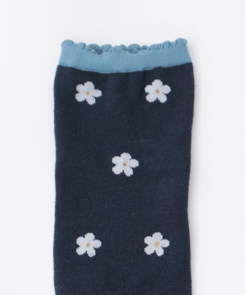 axes femme kawaii(アクシーズファムカワイイ)の「いちご柄オーバーニー(ソックス/靴下・レディース・ピンク/ホワイト/ネイビー・FREE)」の18枚目の写真