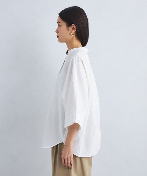 「LOUNGEDRESS」 ドルマンスリーブシャツ FREE オフホワイト レディース Loungedress 「LOUNGEDRESS」 ドルマンスリーブシャツ FREE オフ