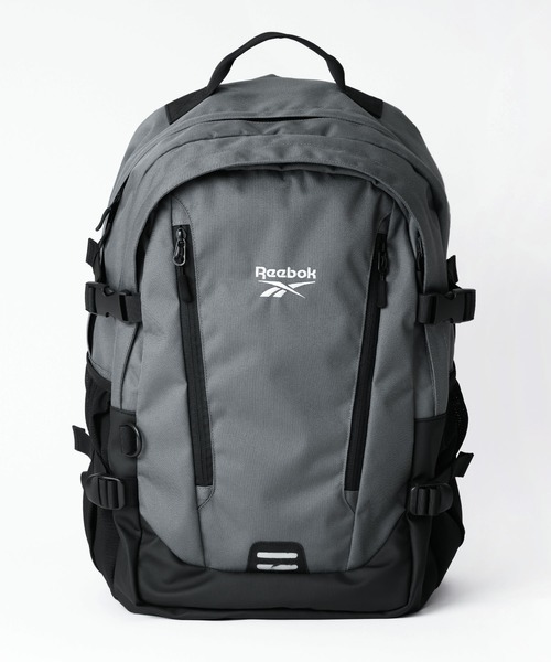 Reebok(リーボック)の「Reebok リーボック ワンポイント ロゴ 刺繍 大容量 軽量 バックパック リュック 約30L(バックパック/リュック・メンズ・アイボリー/ブラック/チャコール・FREE)」の3枚目の写真