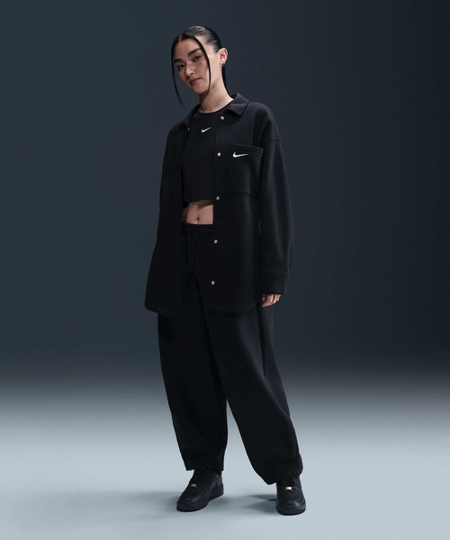 Nike オーバーサイズフィット ブラックジャケット セール】ナイキ スポーツウェア ウィメンズ オーバーサイズド