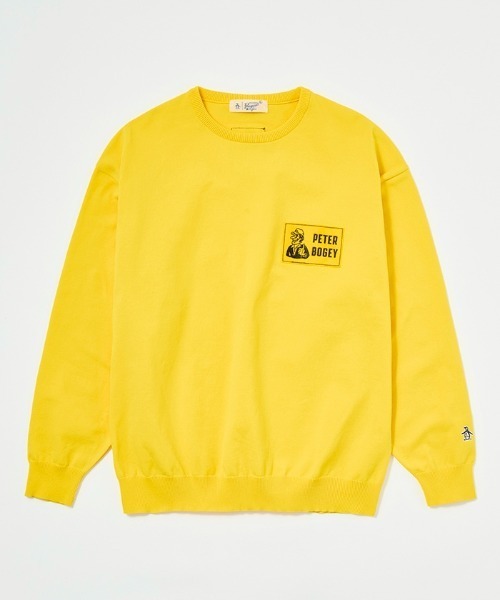 penguin BY MUNSINGWEAR(ペンギン バイ マンシングウェア)の「Solotex Crew-neck sweater(ニット/セーター・メンズ・イエロー/オレンジ/ブラック/グリーン・M/XL/L)」の3枚目の写真