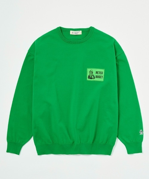 penguin BY MUNSINGWEAR(ペンギン バイ マンシングウェア)の「Solotex Crew-neck sweater(ニット/セーター・メンズ・イエロー/オレンジ/ブラック/グリーン・M/XL/L)」の2枚目の写真