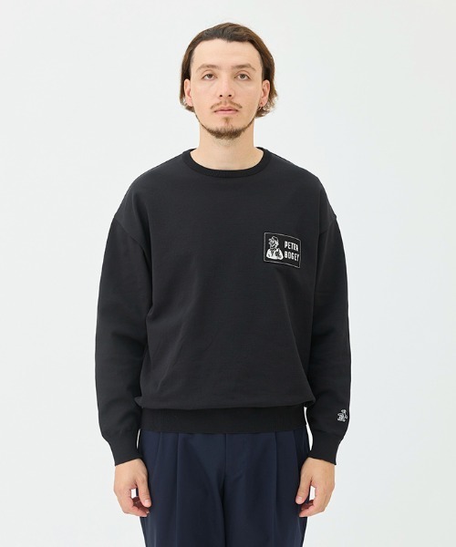 penguin BY MUNSINGWEAR(ペンギン バイ マンシングウェア)の「Solotex Crew-neck sweater(ニット/セーター・メンズ・イエロー/オレンジ/ブラック/グリーン・M/XL/L)」の6枚目の写真