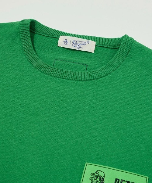 penguin BY MUNSINGWEAR(ペンギン バイ マンシングウェア)の「Solotex Crew-neck sweater(ニット/セーター・メンズ・イエロー/オレンジ/ブラック/グリーン・M/XL/L)」の8枚目の写真