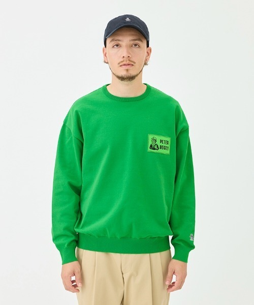 penguin BY MUNSINGWEAR(ペンギン バイ マンシングウェア)の「Solotex Crew-neck sweater(ニット/セーター・メンズ・イエロー/オレンジ/ブラック/グリーン・M/XL/L)」の13枚目の写真