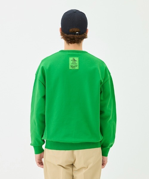 penguin BY MUNSINGWEAR(ペンギン バイ マンシングウェア)の「Solotex Crew-neck sweater(ニット/セーター・メンズ・イエロー/オレンジ/ブラック/グリーン・M/XL/L)」の14枚目の写真