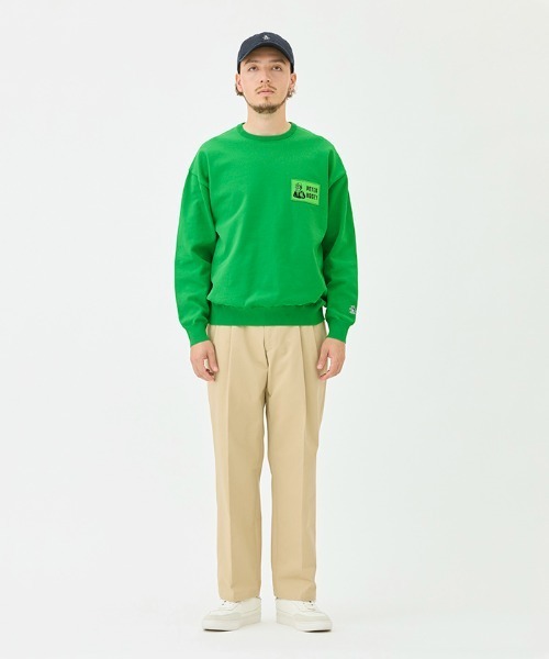 penguin BY MUNSINGWEAR(ペンギン バイ マンシングウェア)の「Solotex Crew-neck sweater(ニット/セーター・メンズ・イエロー/オレンジ/ブラック/グリーン・M/XL/L)」の15枚目の写真