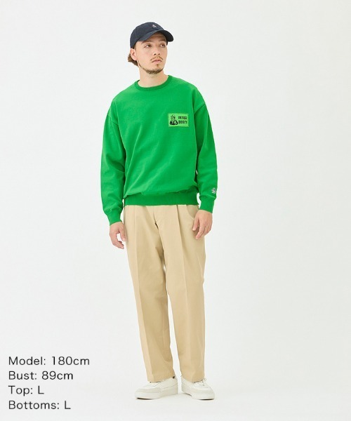 penguin BY MUNSINGWEAR(ペンギン バイ マンシングウェア)の「Solotex Crew-neck sweater(ニット/セーター・メンズ・イエロー/オレンジ/ブラック/グリーン・M/XL/L)」の20枚目の写真