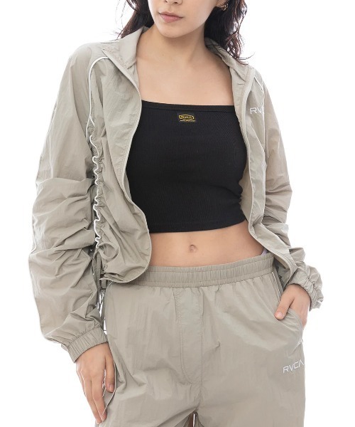 レディース Ｍサイズ 新品未使用 RVCAルーカ ナイロンジャケット セール】RVCA レディース MINI RVCA TRACK JUMPER ジャケット