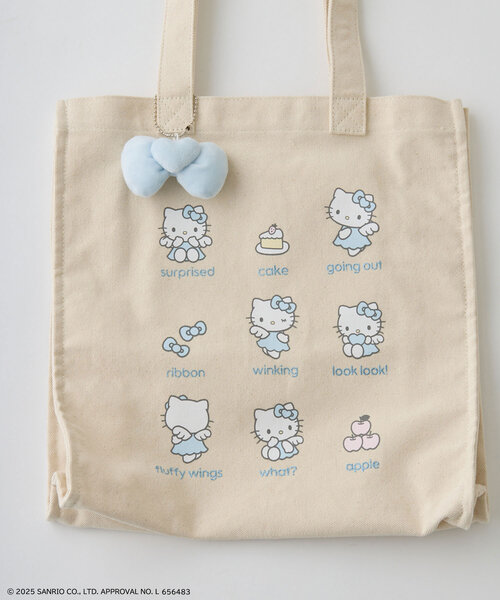 sanrio（サンリオ）の「HELLO KITTY トートバッグ（トートバッグ・レディース・ピンク/サックスブルー・FREE）」の9枚目の写真