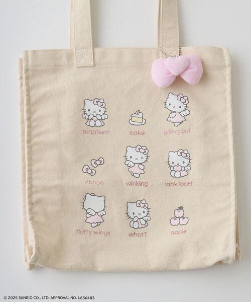 sanrio（サンリオ）の「HELLO KITTY トートバッグ（トートバッグ・レディース・ピンク/サックスブルー・FREE）」の15枚目の写真