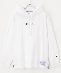 Champion | Champion ロゴ刺繍フード付きロングスリーブTシャツ(その他トップス)