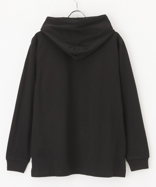 Champion(チャンピオン)の「Champion ロゴ刺繍フード付きロングスリーブTシャツ(その他トップス・メンズ・ホワイト/ブラック・M/L/XL)」の10枚目の写真