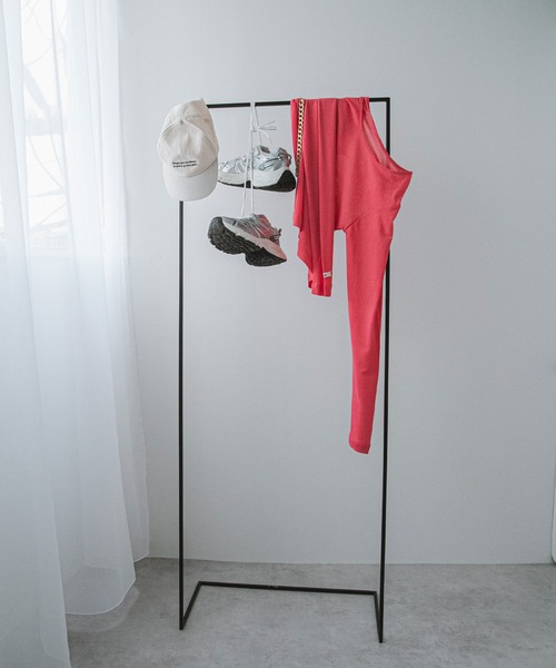 bohmal(ボマール)の「前後2WAYシアーロングトップス【大きいサイズ有り】(Tシャツ/カットソー・レディース・ブルー/グレー/ライム/ホワイト/ブラック/ピンク・M~L/LL~3L)」の17枚目の写真