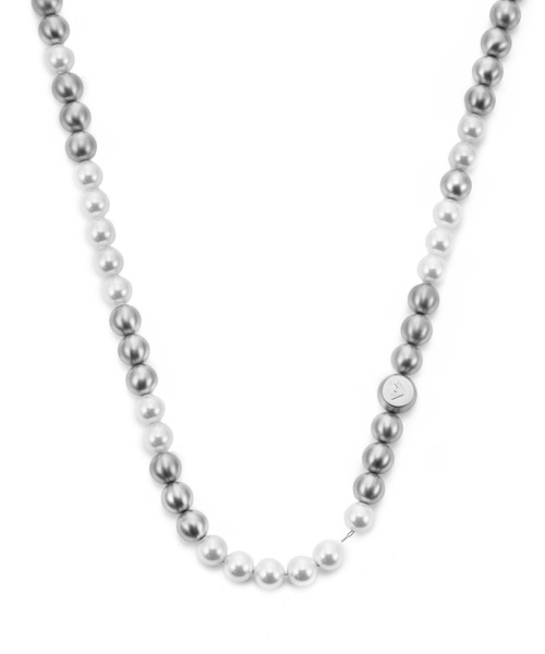 EMPORIO ARMANI（エンポリオアルマーニ）の「エンポリオ・アルマーニ アクセサリー メンズ ネックレス ガンメタル EGS3176040（ネックレス・メンズ・Silver・FREE）」の2枚目の写真
