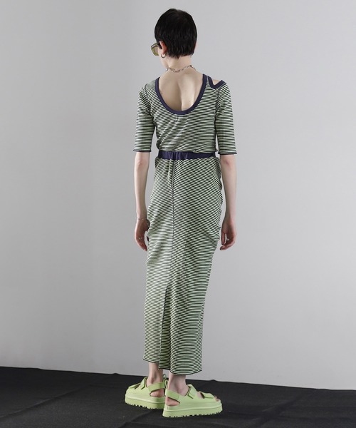 ROSEBUD CREOLME バイカラーレースチュニック トップスローズバッド ROSEBUD CREOLME バイカラーレースチュニック トップスローズバッド
