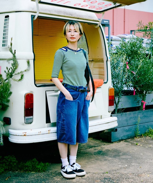 tシャツ (CREOLME)マルチボーダートップス レディース CREOLME（クレオルム）の「(CREOLME)マルチボーダートップス（T