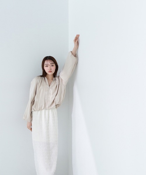 maison de dolce グロッシーブルゾン　ivory メゾンドドルチェ グロッシーブルゾン （人気ランキング1位