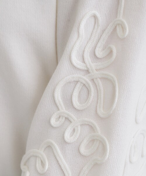 grove（グローブ）の「袖コード刺繍ニットプルオーバー（ニット/セーター・レディース・オフホワイト/ネイビー/ブルーグリーン・02/03/01/05/04）」の16枚目の写真