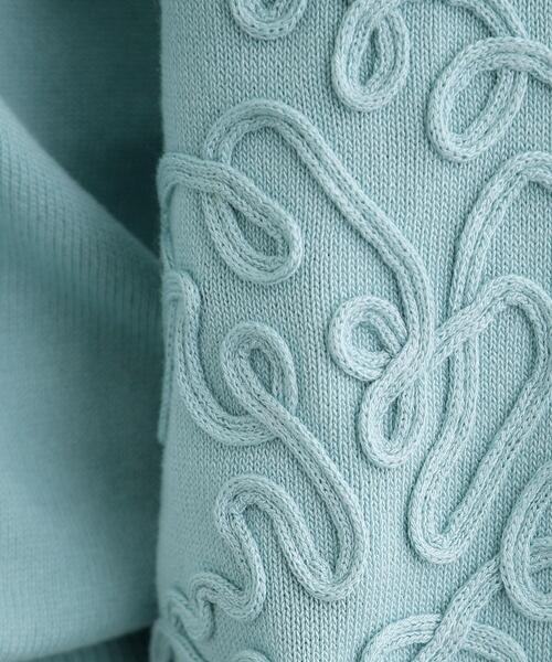 grove（グローブ）の「袖コード刺繍ニットプルオーバー（ニット/セーター・レディース・オフホワイト/ネイビー/ブルーグリーン・02/03/01/05/04）」の20枚目の写真