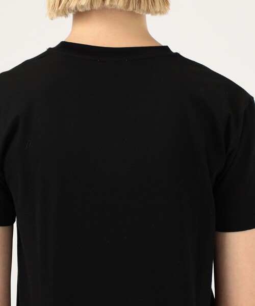 EDITION（エディション）の「ピマコットン ハーフスリーブトップス（Tシャツ/カットソー・レディース・ホワイト/ブラック・FREE）」の7枚目の写真
