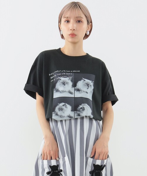mmts（マミタス）の「ルビー フォトTシャツ（Tシャツ/カットソー・レディース・ホワイト/ブラック・M/L/XL）」の16枚目の写真