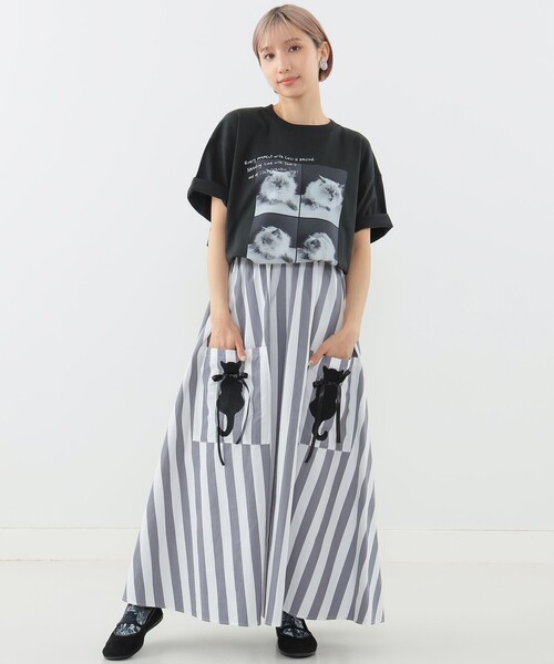 mmts（マミタス）の「ルビー フォトTシャツ（Tシャツ/カットソー・レディース・ホワイト/ブラック・M/L/XL）」の14枚目の写真