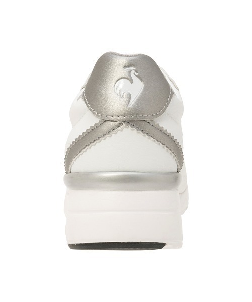 le coq sportif(ルコックスポルティフ)の「LCS モンペリエ NEO LIFT / LCS MONTPELLIER NEO LIFT(スニーカー・レディース・ホワイト×シルバー/ブラック・23.0cm/23.5cm/24.0cm/24.5cm/25.0cm/22.5cm)」の8枚目の写真