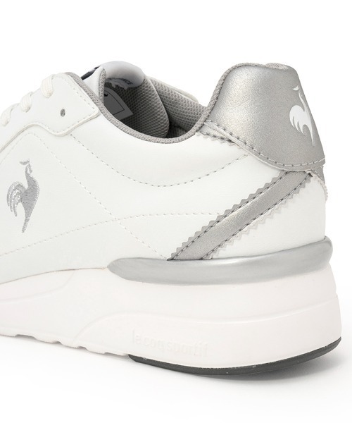 le coq sportif(ルコックスポルティフ)の「LCS モンペリエ NEO LIFT / LCS MONTPELLIER NEO LIFT(スニーカー・レディース・ホワイト×シルバー/ブラック・23.0cm/23.5cm/24.0cm/24.5cm/25.0cm/22.5cm)」の12枚目の写真