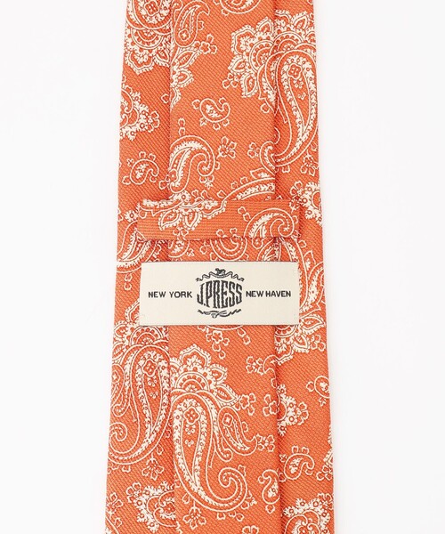 J.PRESS（ジェイプレス）の「ペイズリーハンドプリント ネクタイ（ネクタイ・メンズ・オレンジ系6/ライトグレー系6/ネイビー系6・F）」の6枚目の写真
