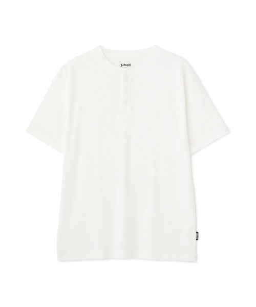 schott(ショット)の「Schott/ショット/2PACK HENLEY NECK T-SHIRT/2パック ヘンリーネック Tシャツ(Tシャツ/カットソー・メンズ・ブラック/オフホワイト・XL/L/M/2XL)」の3枚目の写真