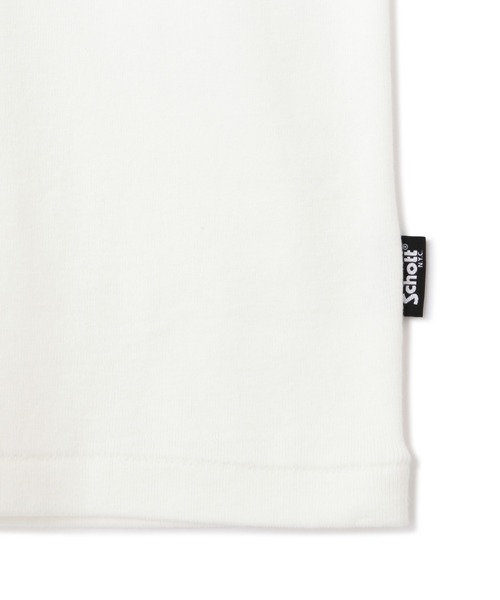 schott(ショット)の「Schott/ショット/2PACK HENLEY NECK T-SHIRT/2パック ヘンリーネック Tシャツ(Tシャツ/カットソー・メンズ・ブラック/オフホワイト・XL/L/M/2XL)」の10枚目の写真