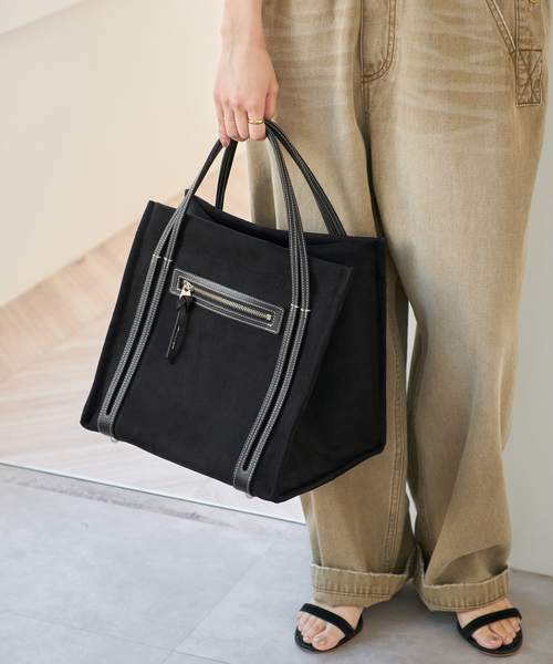 A VACATION(アヴァケーション)の「《一部店舗+WEB限定》A VACATION/ア ヴァケーション BAM(トートバッグ・レディース・キャメル/ブラック・FREE)」の4枚目の写真