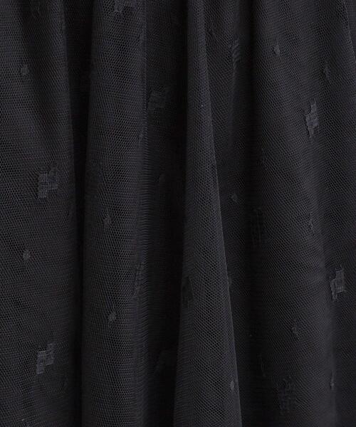 grove（グローブ）の「幾何柄チュールスカート（スカート・レディース・ライトグレー/ブラック/ナチュラル・03/02/05/01/04）」の11枚目の写真