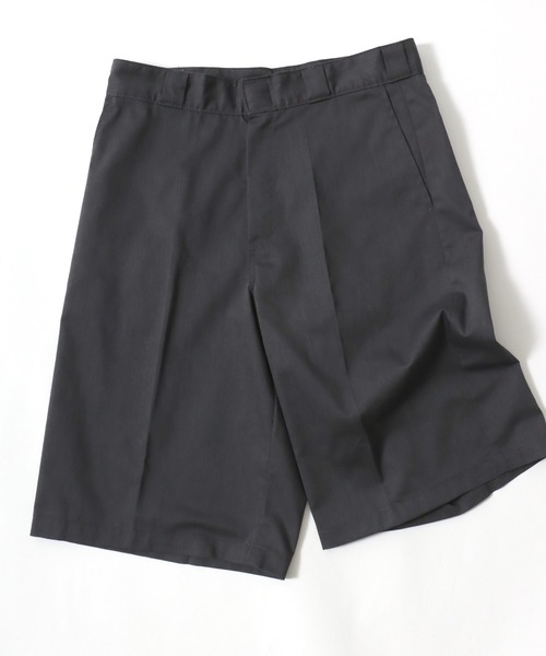 美品★Dickies ブラックデニム 極太ワイド バギーパンツ ハーフパンツ 美品☆Dickies ブラックデニム 極太ワイド バギーパンツ ハーフ
