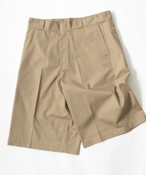 Dickies（ディッキーズ）の「Dickies/ディッキーズ Twill ＆ Denim Work Short Pants/ツイル デニム ワイドショートパンツ/ルーズハーフパンツ/ワークパンツ/イージーパンツ/レディース メンズ（デニムパンツ・メンズ・ブラック系その他/ブラック/カーキ/チャコール/ベージュ/ブルー系その他・M/L/XL）」の10枚目の写真