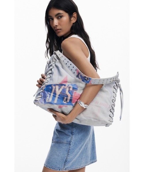 Desigual(デシグアル)の「コラージュスタイルプリント ショルダーバッグ(ショルダーバッグ・レディース・マルチ・FREE)」の6枚目の写真