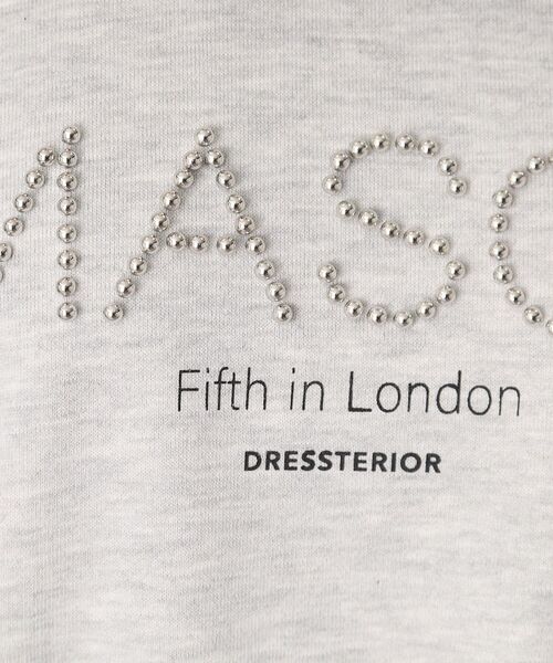 DRESSTERIOR（ドレステリア）の「【洗える/ショート丈】メイソンスタッズロゴ裏毛プルオーバー（スウェット・レディース・ライトグレー/アイボリー/ダークグレー・34/36/38）」の20枚目の写真