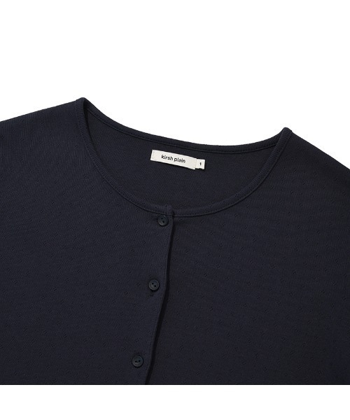カーディガン KIRSH PLAIN ROUND NECK SLIM CARDIGAN キルシー プレーン ラウンド ネック スリム カーディガン レ KIRSH PLAIN ROUND NECK SLIM CARDIGAN キルシー プレーン