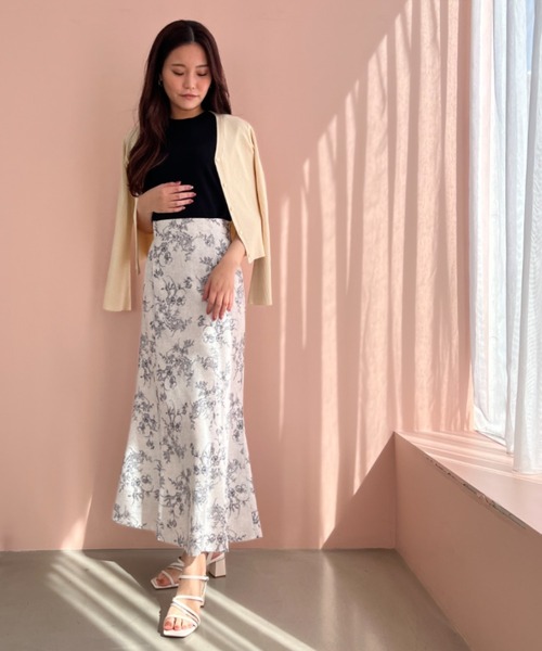 MISCH MASCH(ミッシュマッシュ)の「WEB限定 フレンチスリーブニット(ニット/セーター・レディース・レッド/ホワイト/ブラック/ホワイト×ブラック・フリ-)」の20枚目の写真